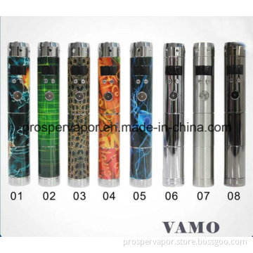 Hot Ecig Vamo V5 V4 V3 V2 Variable Watt Ecigarette Mod Clone Colorful Pattern Paster Vamo V5 Starter Kit